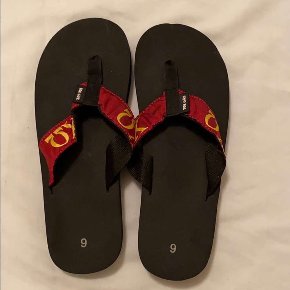 Chi Omega flip flops